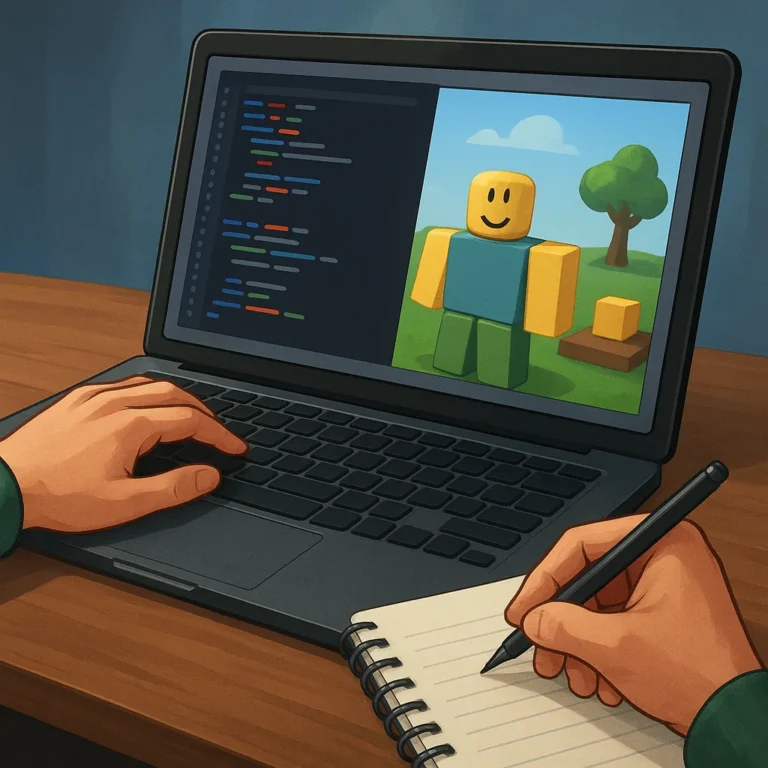 Learning Basic Scripting for Roblox Game Creation